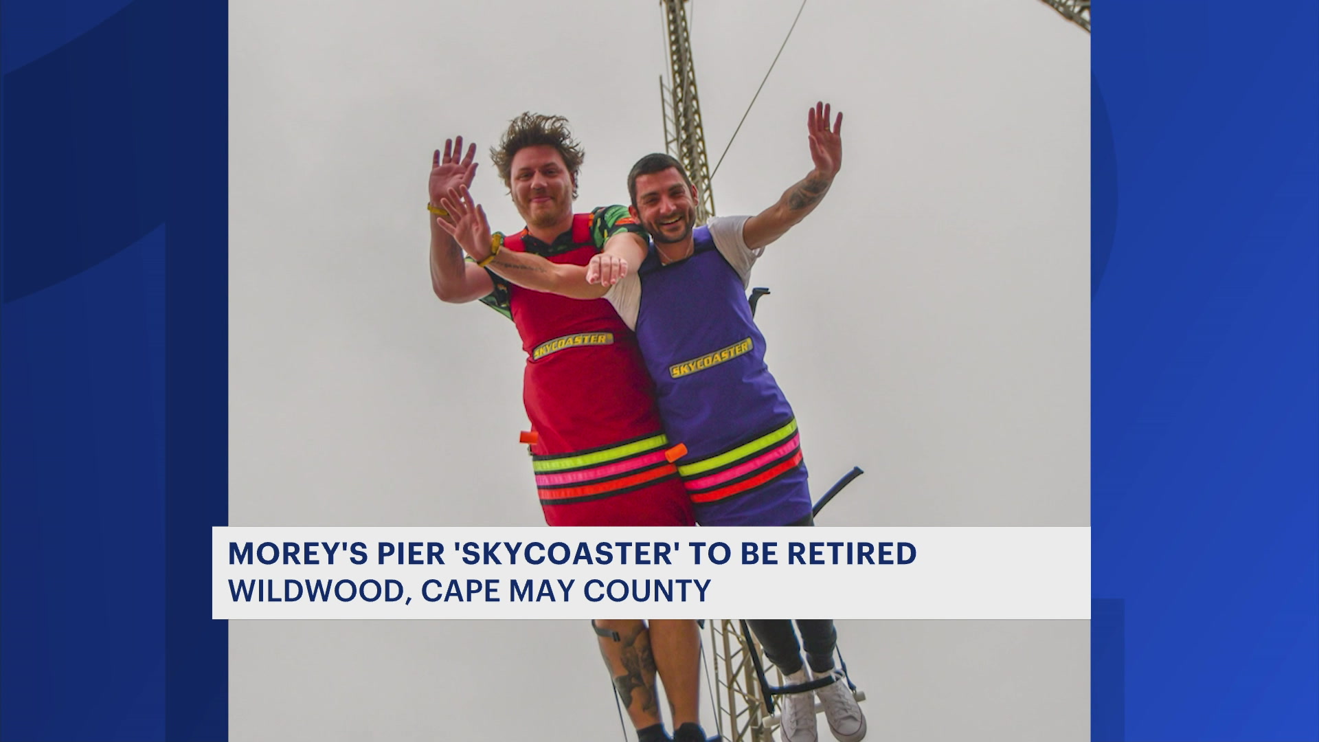 News 12 | New York | Morey's Piers retires iconic Skycoaster after 25