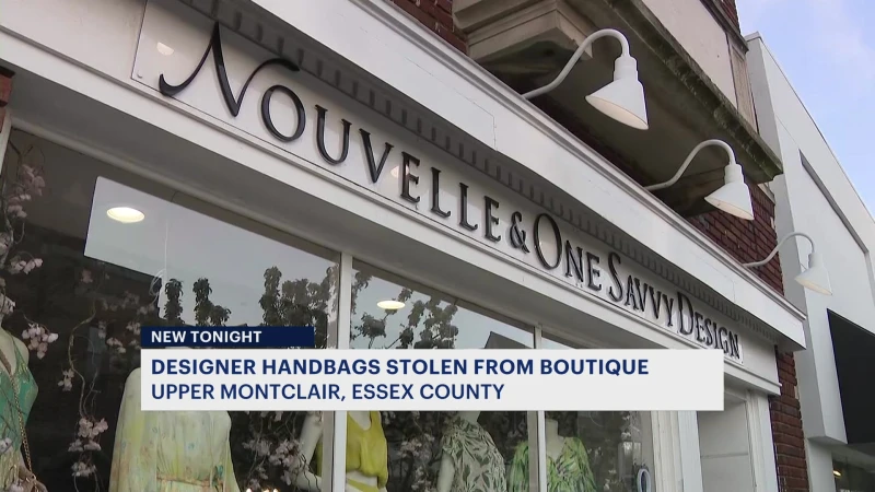 Story image: Police: 4 thieves stole high-end handbags from Montclair shop