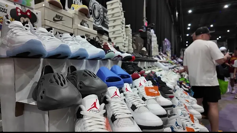 Story image: Fashion enthusiasts head to Brooklyn Navy Yard for Sneaker Con