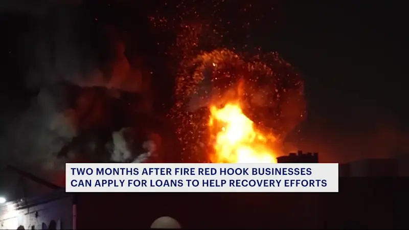 Story image: Disaster relief loans now available for businesses impacted by Red Hook warehouse fire