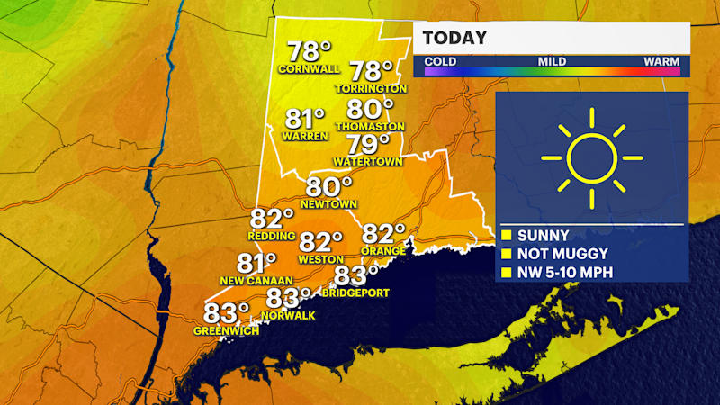 Story image: Gorgeous, warm and sunny weekend weather in Connecticut