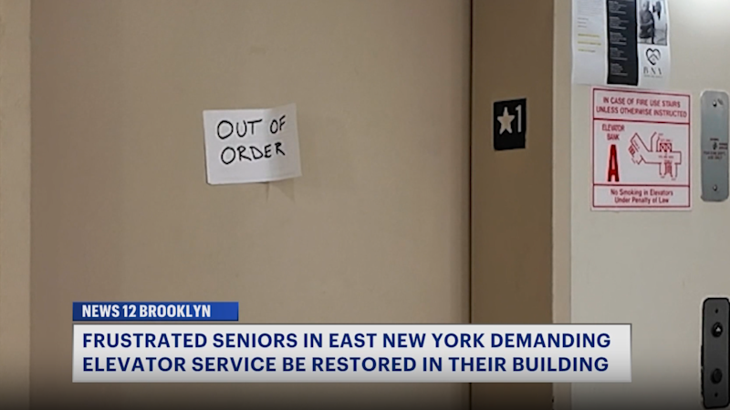 Story image: East New York seniors take action to demand repairs after both building elevators break down