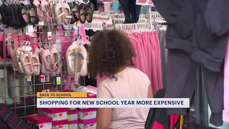 Story image: Families, professor say school shopping costing parents more this year