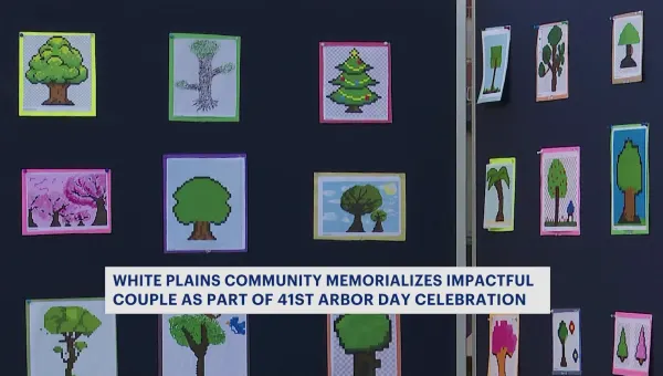  White Plains community memorializes impactful couple as part of 41st Arbor Day celebration