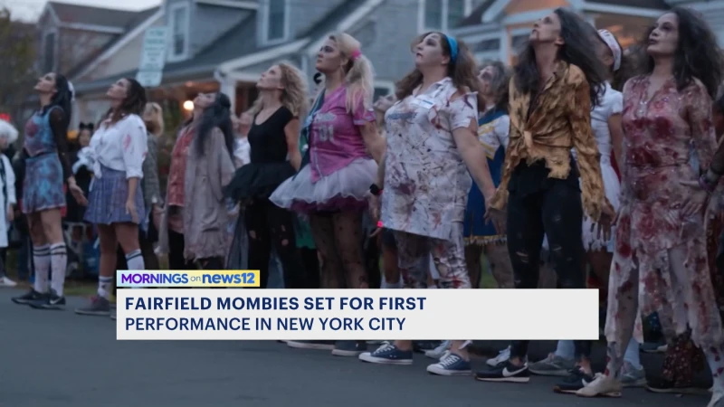 Story image: Fairfield 'Mombies' prepare for 1st NYC performance