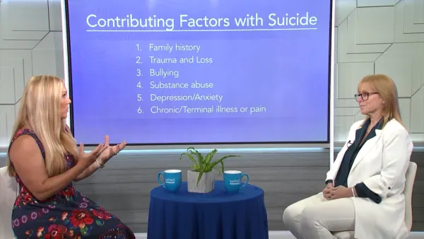 Live Life Better: Discussing contributing factors that can lead to suicide