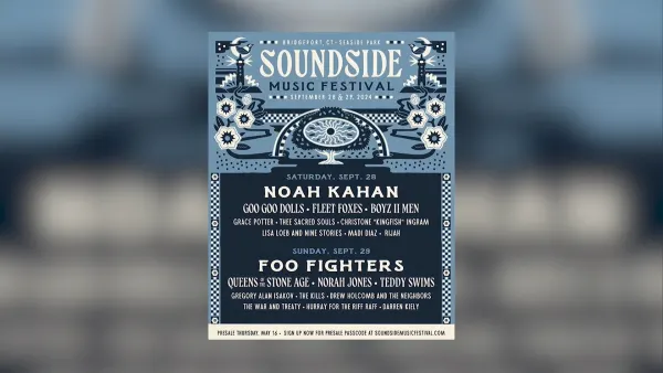 Noah Kahan, Foo Fighters to headline 2024 Soundside Music Festival in Bridgeport