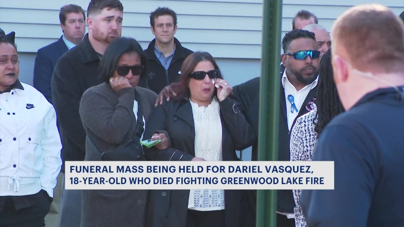 Story image: Funeral services held for fallen firefighter Dariel Vasquez