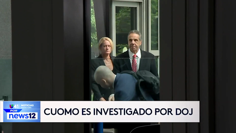 Story image: Univision 41 News Brief: Departamento de justicia realiza investigación al exgobernador, Andrew Cuomo