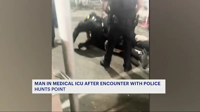 Story image: Bronx dad hospitalized in ICU, daughter in custody after noise complaint escalates
