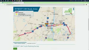 DOT seeks input on I-84 freight parking locations
