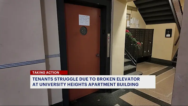 Story image: University Heights tenants living with broken elevator