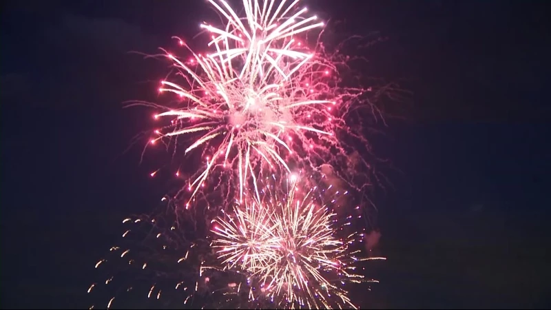 Story image: Annual fireworks display held at Orchard Beach