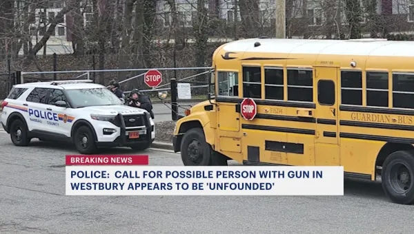 Police: Call for person possibly with gun near Westbury school appears to be 'unfounded'