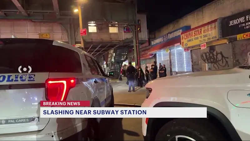 Story image: Late night Bronx slashing leaves a man in the hospital on Mother's Day