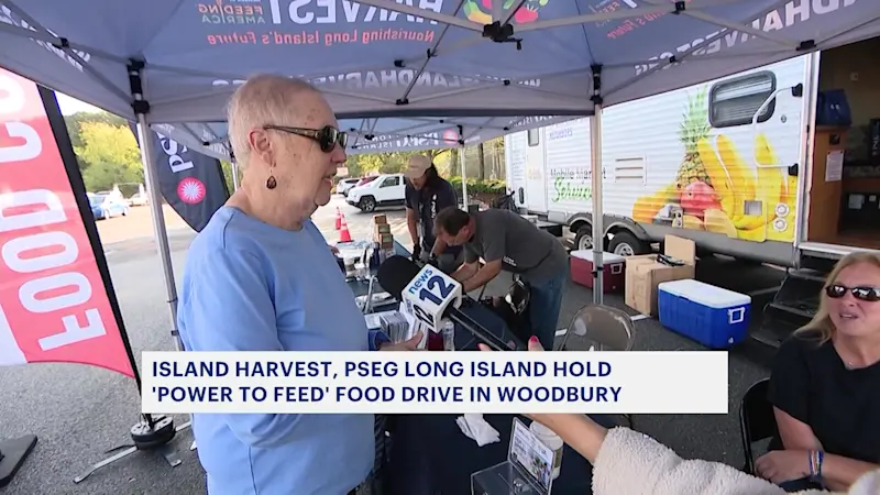 Story image: PSEG Long Island's Power to Feed food drive continues in Woodbury