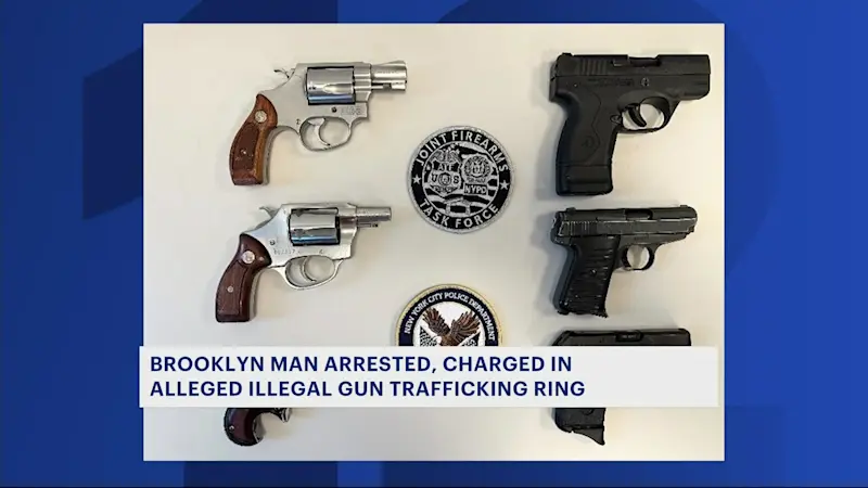 Story image: Brooklyn man indicted for allegedly running illegal gun trafficking ring in Flatbush