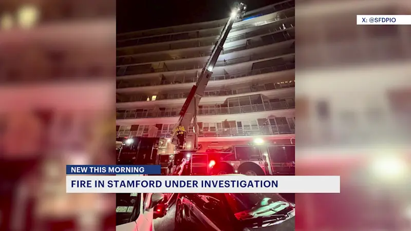Story image: No injuries reported following fire in Stamford apartment building 