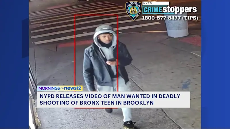 Story image: Police release video of suspect in fatal shooting of Bronx teen in Brooklyn