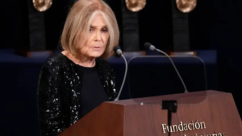 Story image: Gloria Steinem, a potent voice of US feminism and co-founder of Ms. Magazine, has died