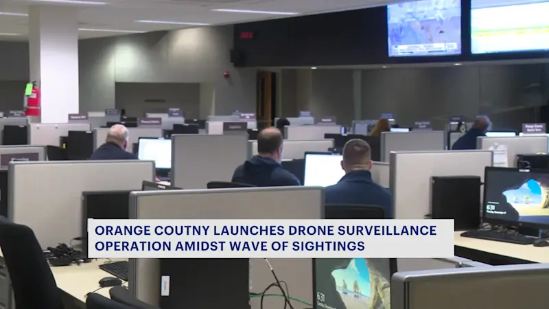 Story image: Orange County officials continue to investigate drones with multiagency operation  