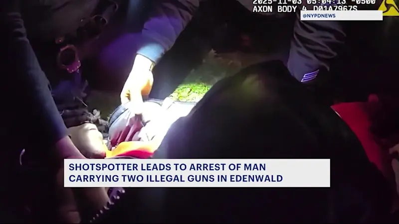 Story image: Caught on camera: Police nab 20-year-old suspected gunman in Edenwald