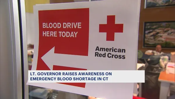 Lt. Gov. Bysiewicz says CT has an urgent need for blood donation