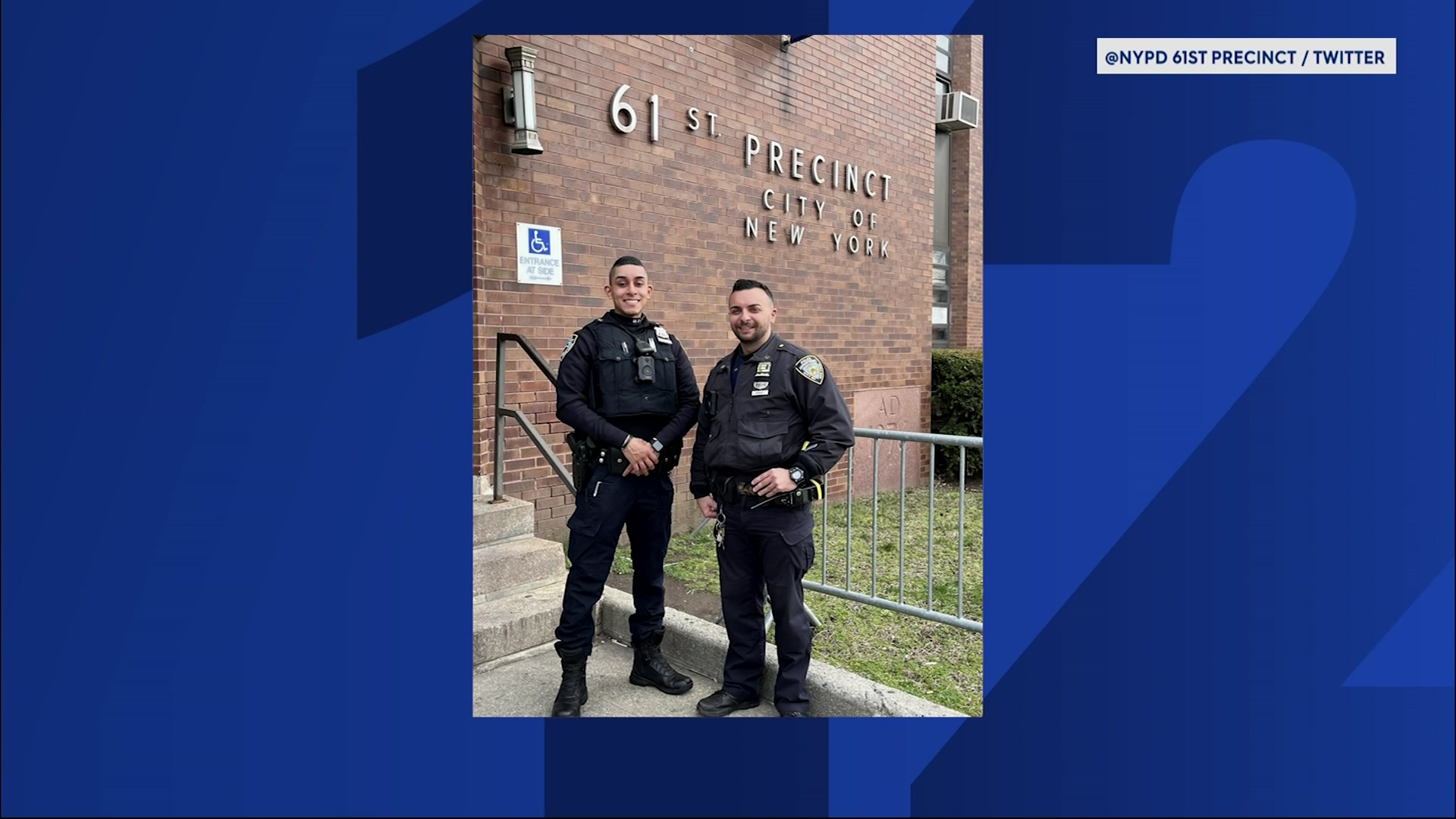 News 12 | Long Island | Nypd Officers Save Man Who Fell Off Roof In ...