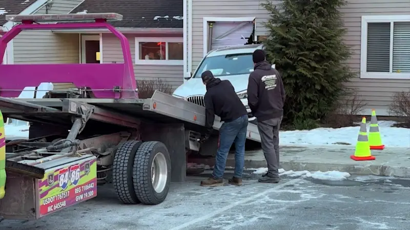 Story image: SUV crashes into Wallkill senior apartment, driver hospitalized