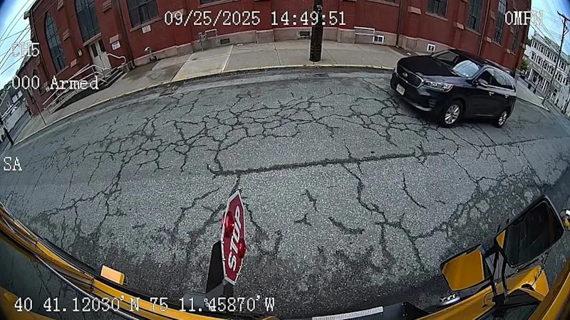 Story image: Phillipsburg police post videos shaming drivers for passing school buses