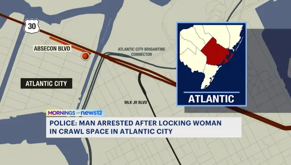 Police: Man arrested after locking woman in crawl space in Atlantic City