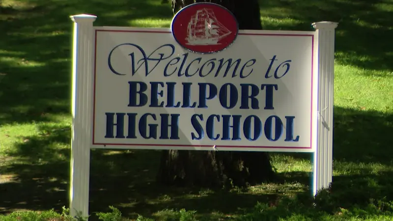 Story image: Community raises safety concerns after arrest, police presence at Bellport HS