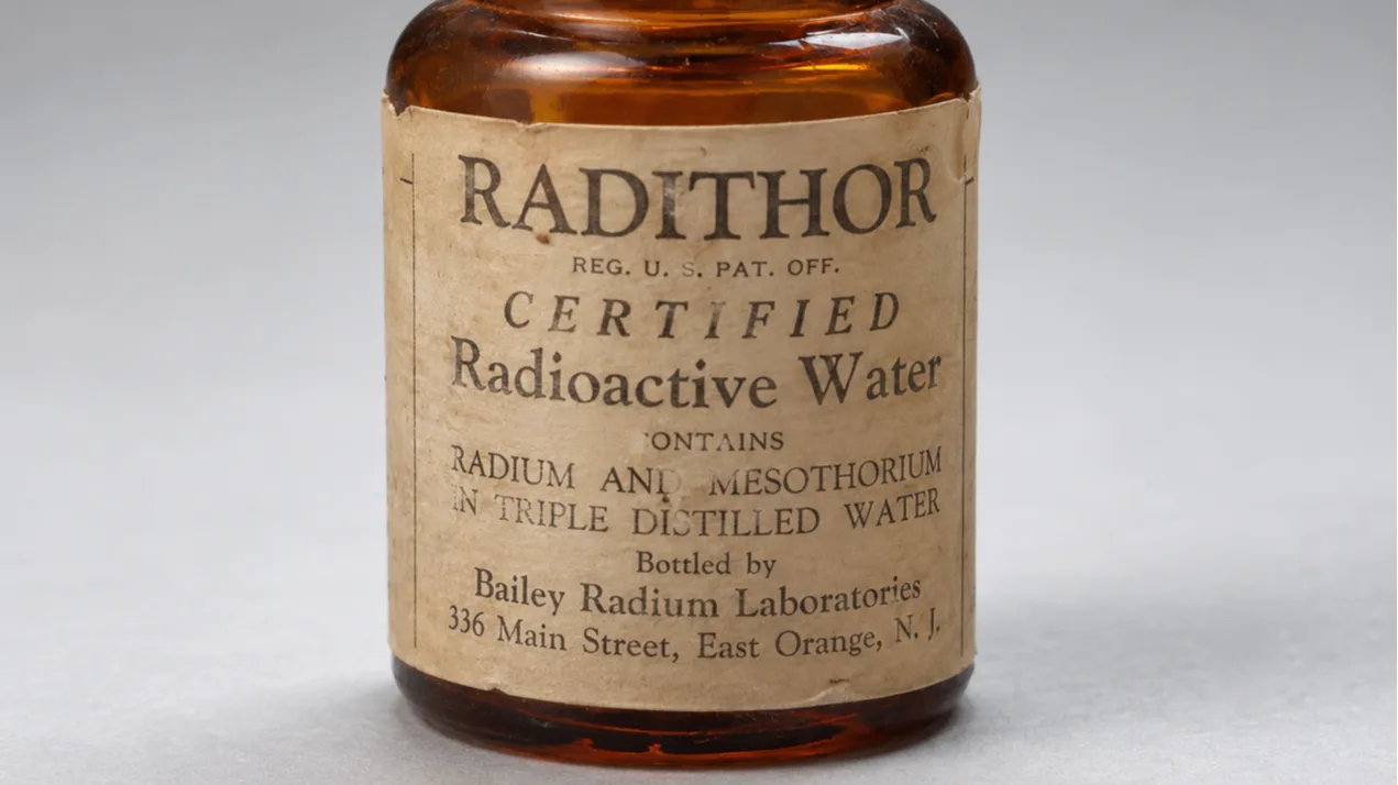 Vintage Radithor Apothecary Bottle