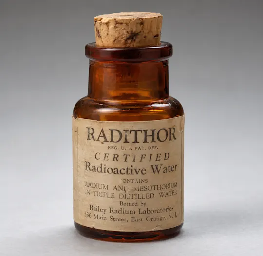 Vintage Radithor Apothecary Bottle