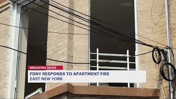 FDNY responds to apartment fire in East New York