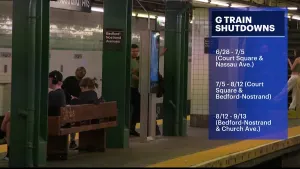 G train officially starts its shutdown for upgrades 