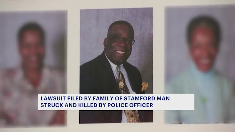 Story image: Family of beloved Stamford reverend fatally struck by police cruiser sues department and city 