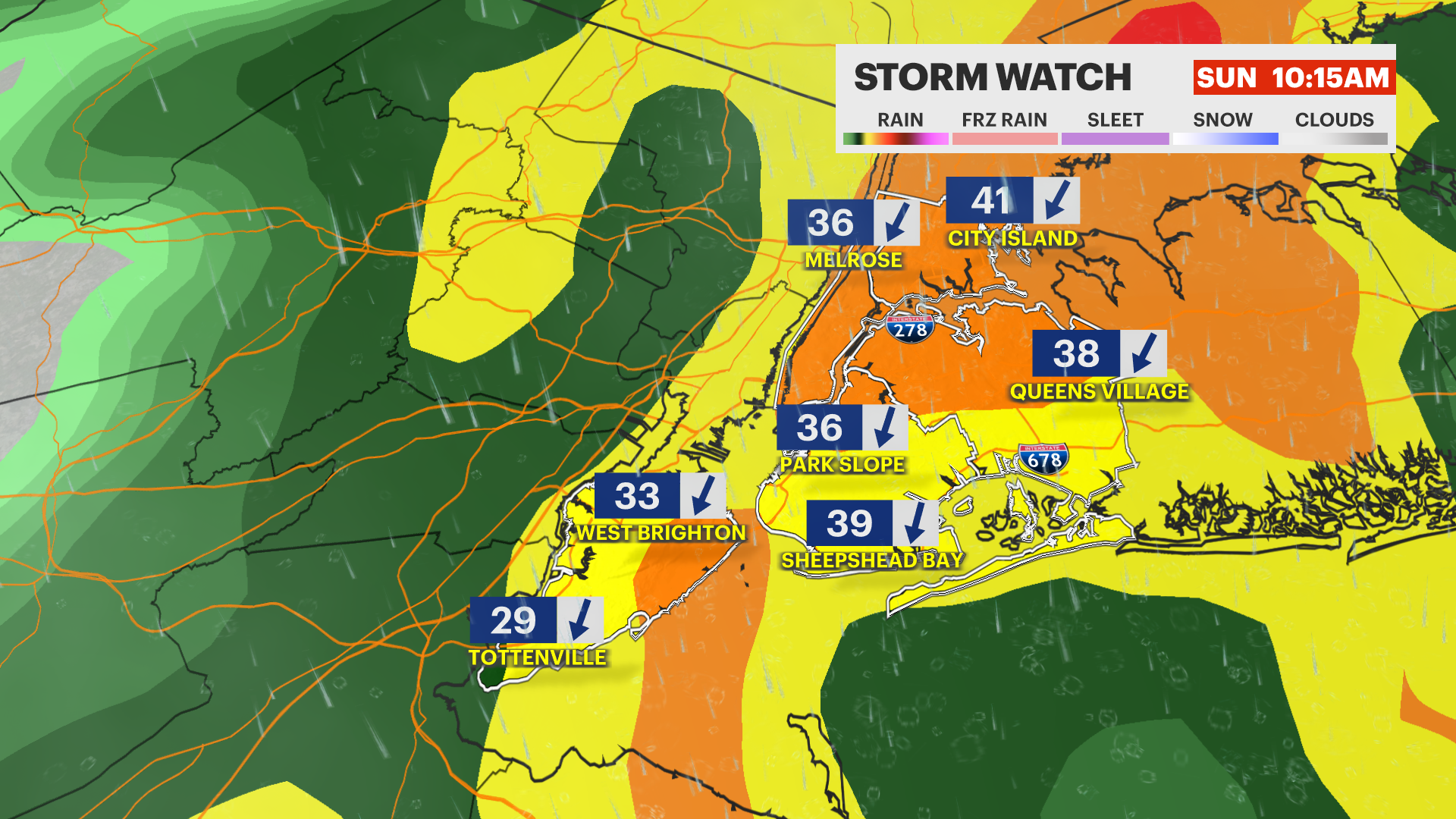 STORM WATCH: Nor’easter takes aim at NYC with heavy rain and strong winds