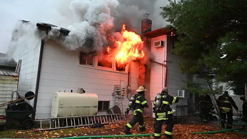 Story image: Cause of fire that killed mother and son in Smithtown remains under investigation 