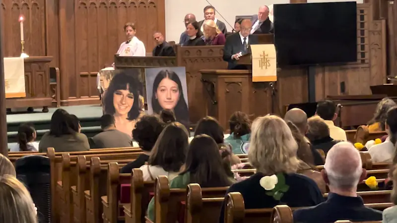 Story image: Clergy gather for an interfaith memorial service to remember teen girls killed in hit-and-run  