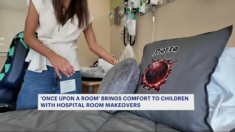 Story image: Hospital room makeovers bring comfort to young patients