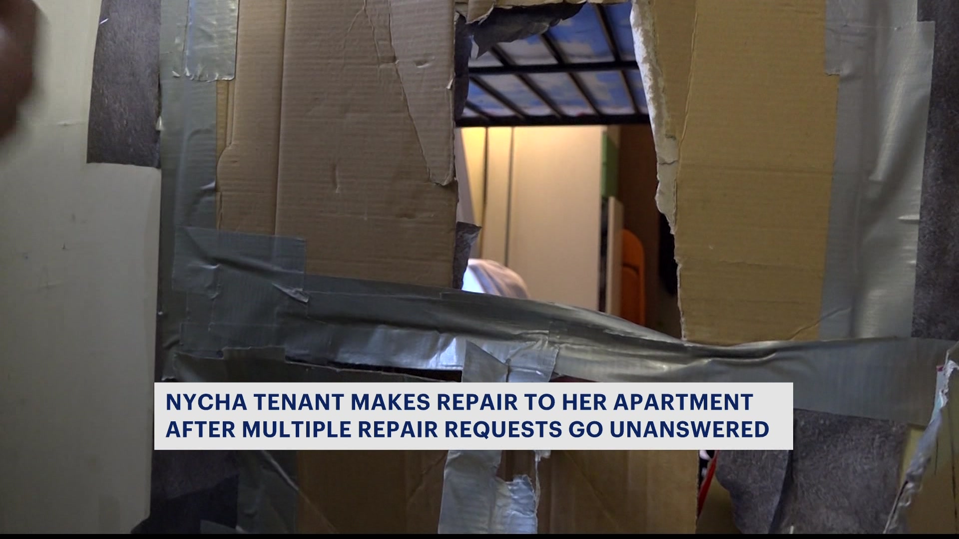 NYCHA Tenant In Crown Heights Says She’s Been Forced To Repair Her Own Home