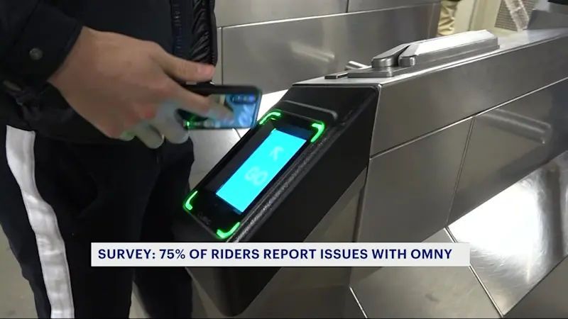 Story image: Survey: 75% of riders report issues with MTA’s OMNY system