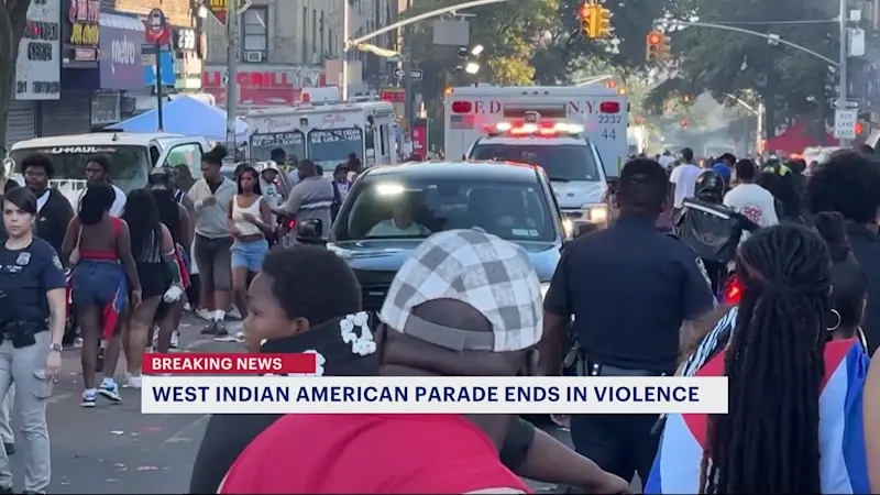 Story image: West Indian American Day Carnival ends in violence