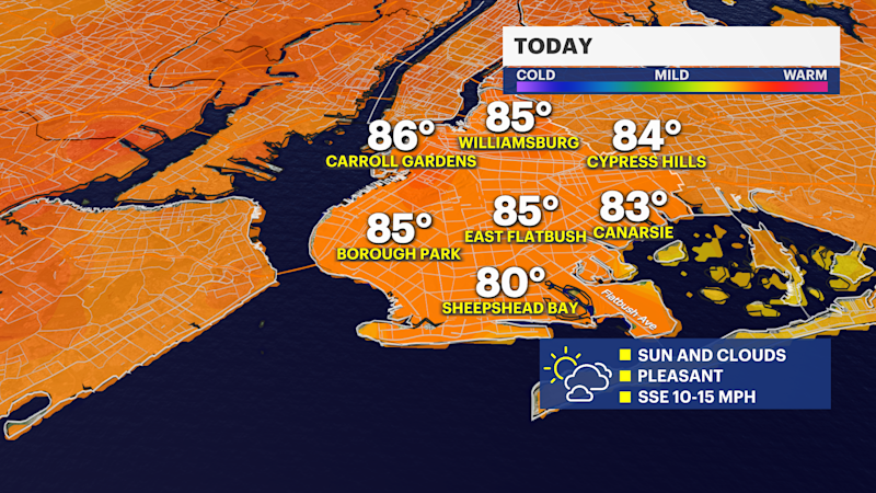 Story image: First dry weekend of the summer in Brooklyn