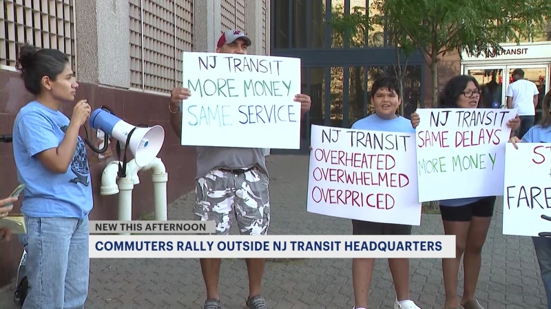 Story image: Frustrated commuters demand halt to NJ Transit fare hike