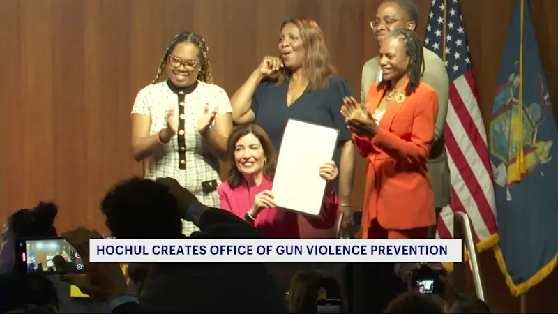 Story image: Gov. Hochul unveils $347M anti-gun violence plan