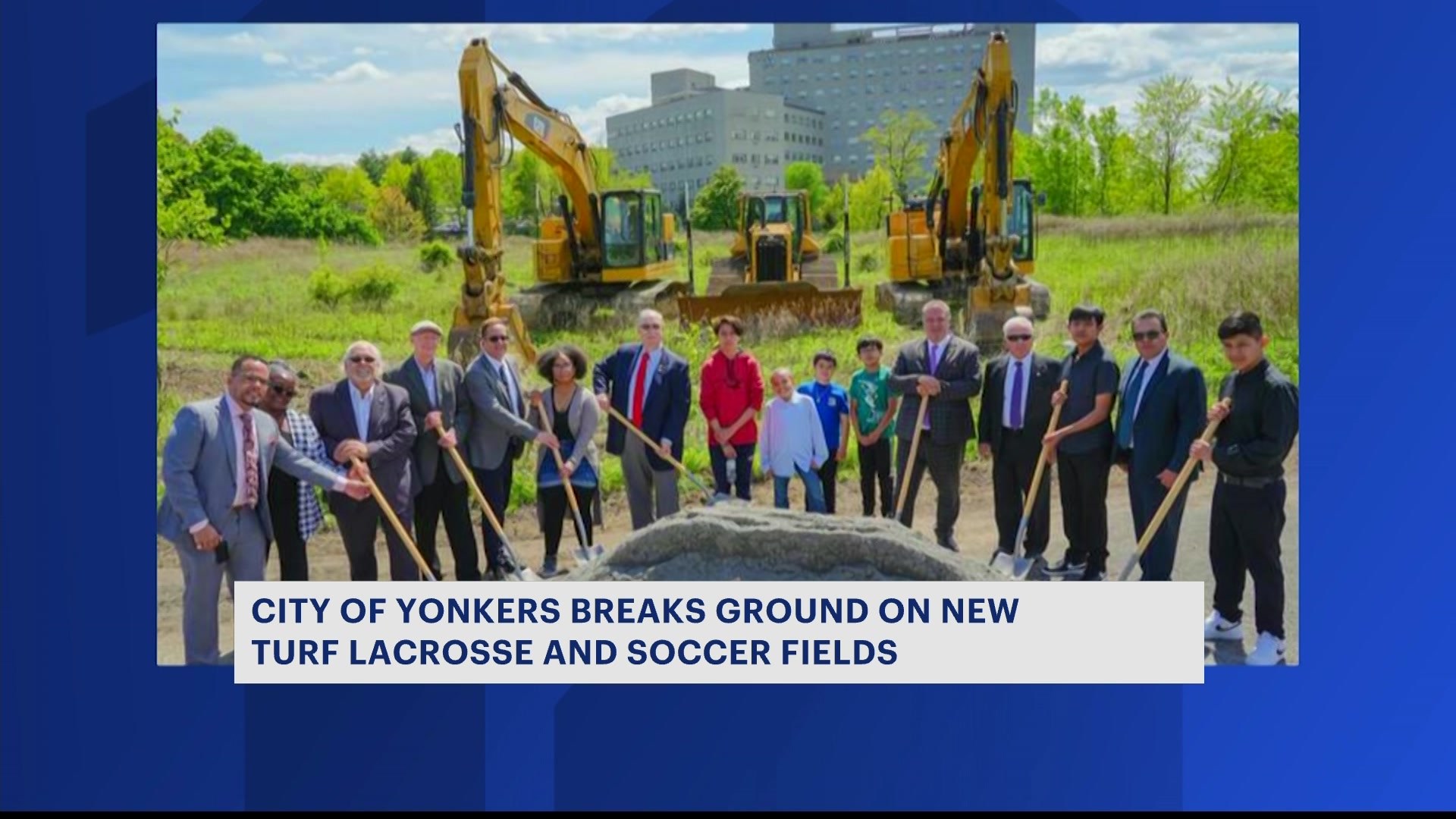 Yonkers officials break ground on new soccer and lacrosse field