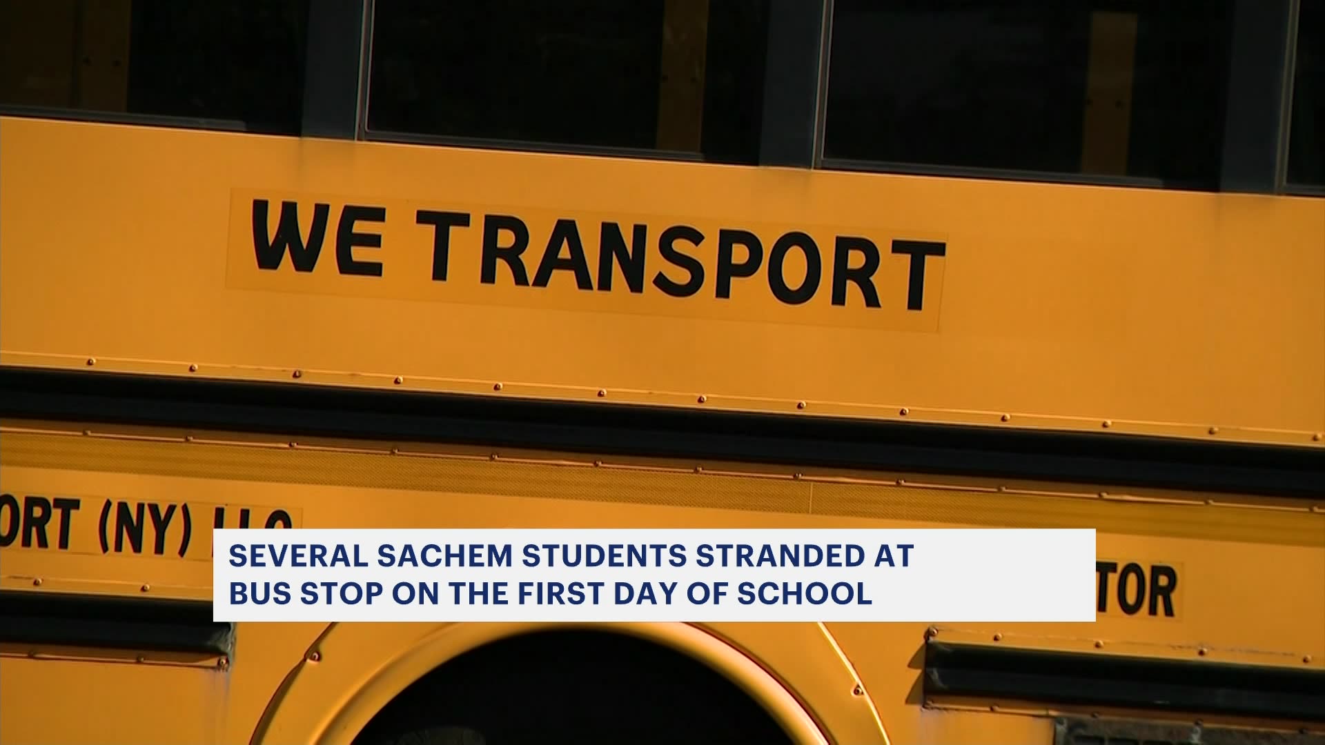 Sachem students stranded on first day of school amid bus troubles