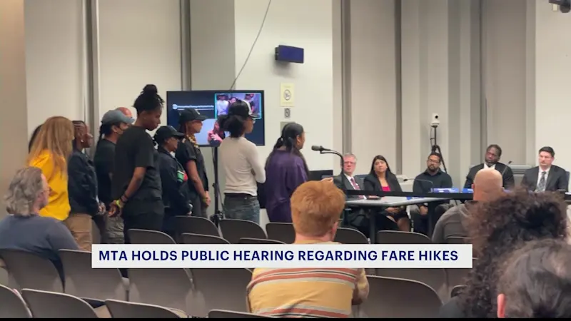Story image: MTA holds first public hearing on proposed fare and toll hikes